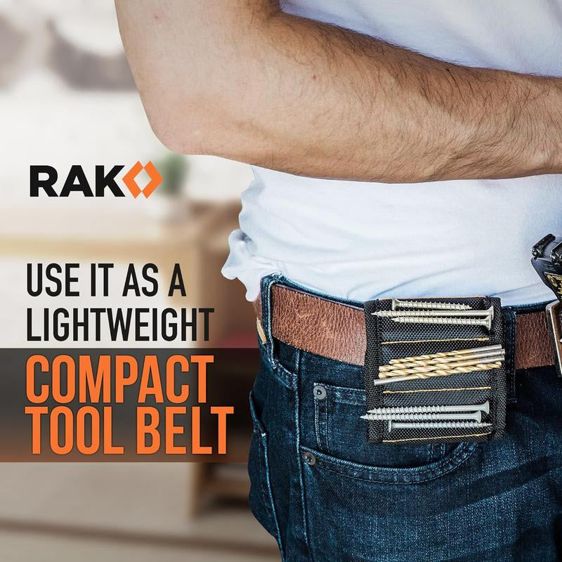 RAK Magnetic Wristband for Holding Screws, Nails and Drill Bits for Men